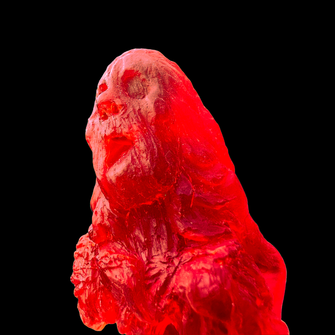 The Red Lady Ghost of Haunted Pluckley (Crypt Candy Red Edition) (PRE ORDER SHIPS HALLOWEEN)