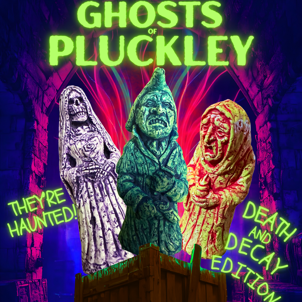 The Ghosts of Haunted Pluckley Figures - (Death & Decay Set of Three)