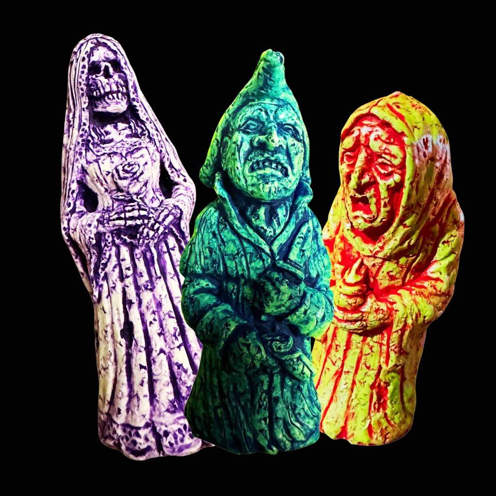 The Ghosts of Haunted Pluckley Figures - (Death & Decay Set of Three)