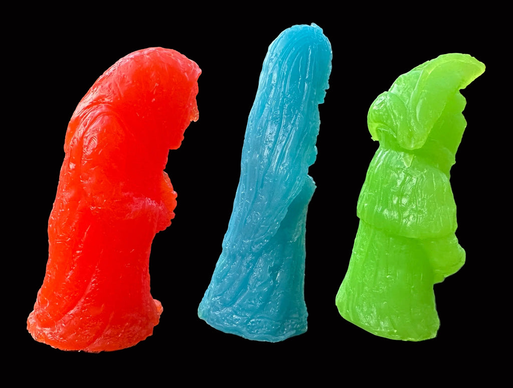 The Ghosts of Haunted Pluckley Figures - (Crypt Candy Colours Set of Three)