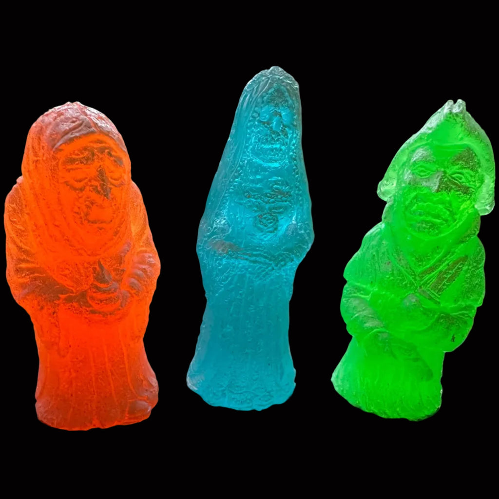 The Ghosts of Haunted Pluckley Figures - (Glow in the Dark Set of Three)