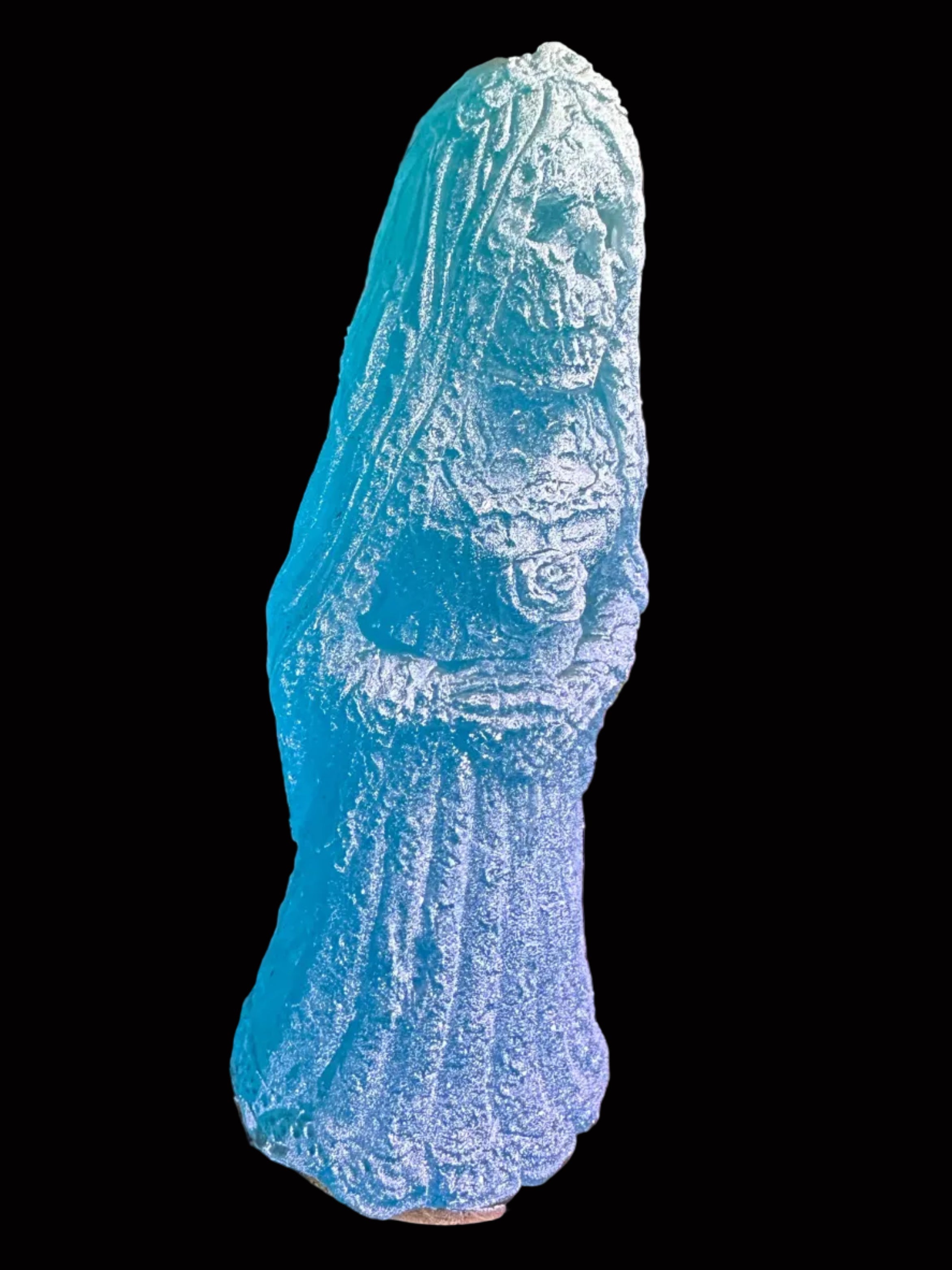 The White Lady Ghost of Haunted Pluckley (Glow in The Dark Blue Edition)