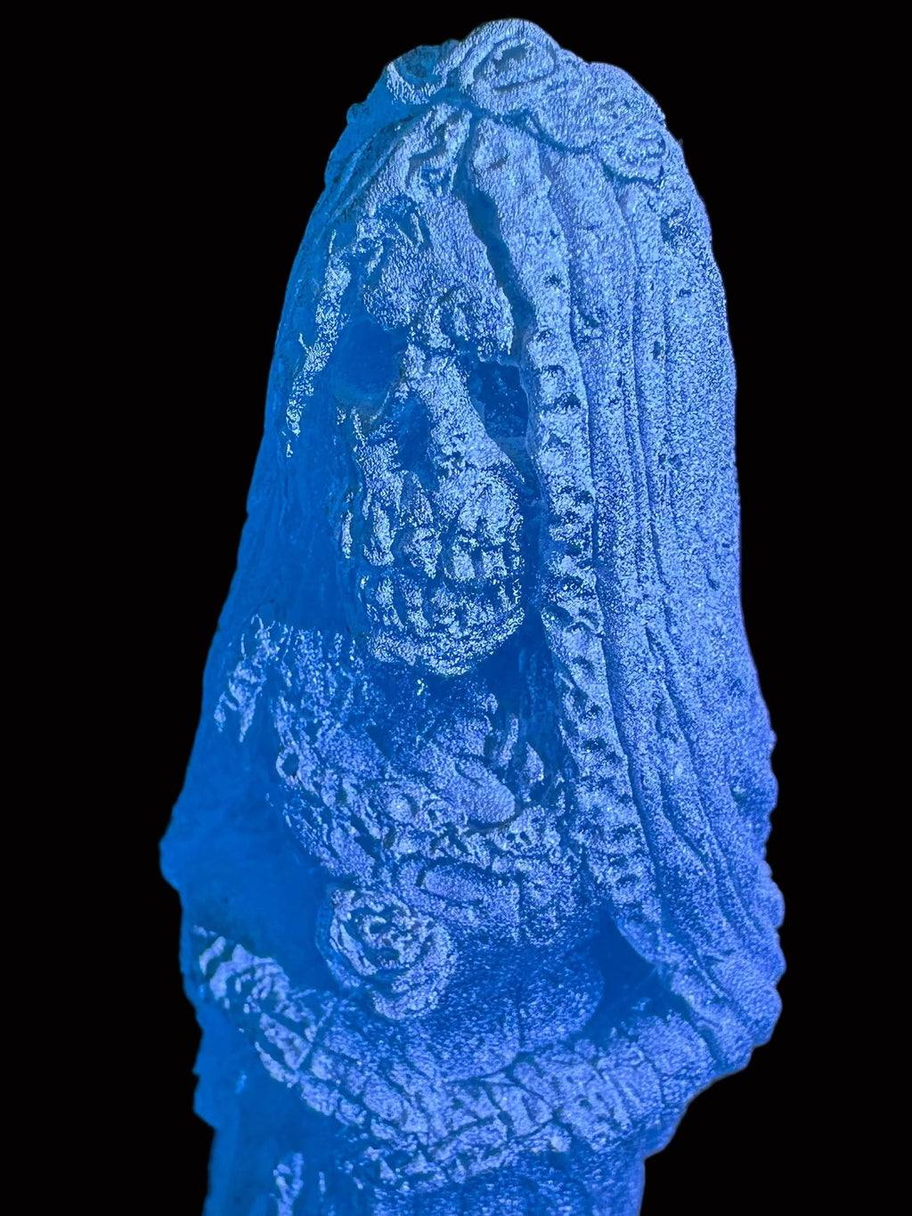 The White Lady Ghost of Haunted Pluckley (Glow in The Dark Blue Edition)