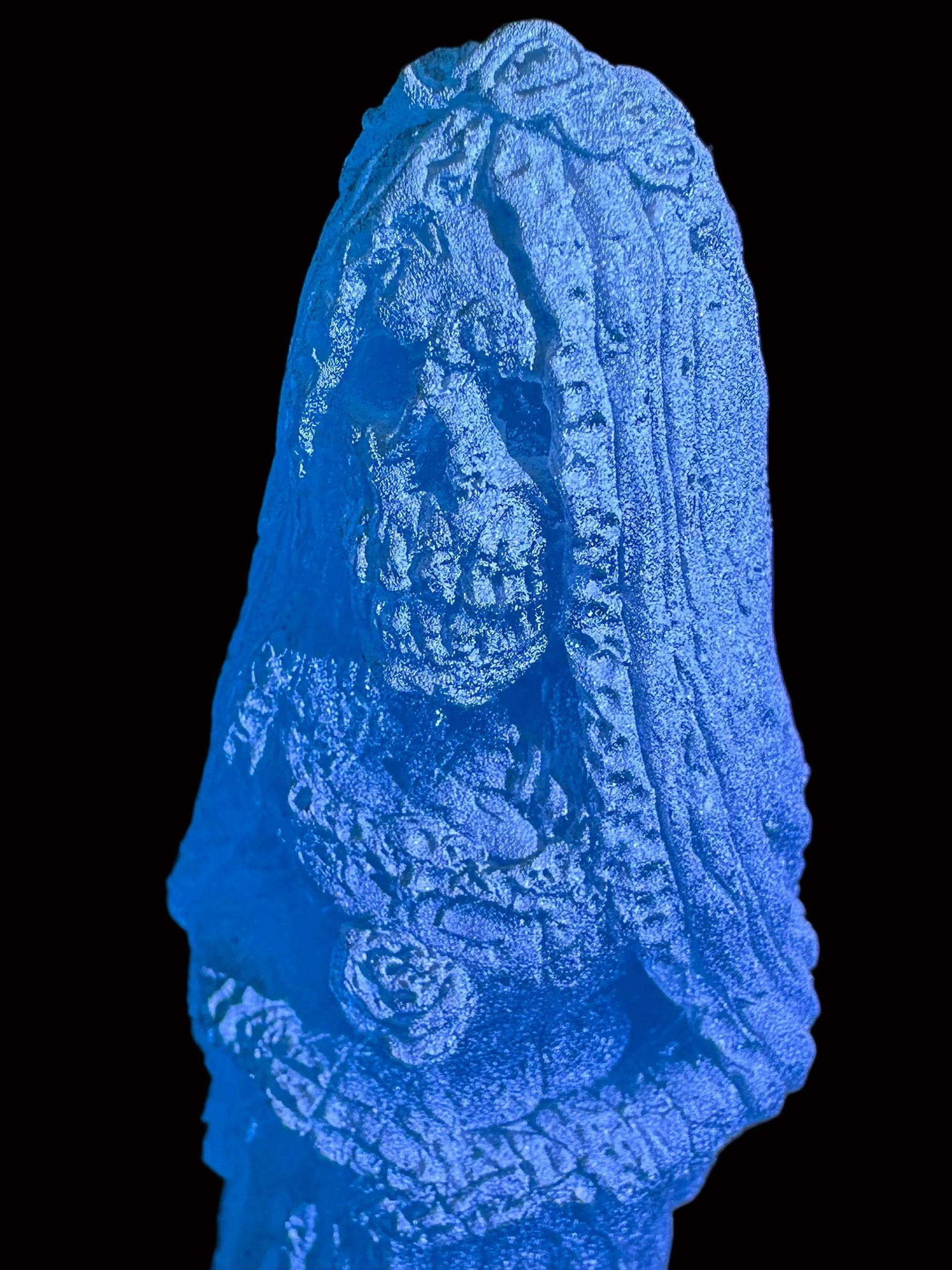 The White Lady Ghost of Haunted Pluckley (Glow in The Dark Blue Edition)