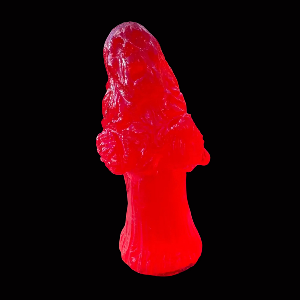 The Red Lady Ghost of Haunted Pluckley (Crypt Candy Red Edition) (PRE ORDER SHIPS HALLOWEEN)